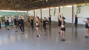 Джаз.  разминка. Хореограф Антонина Седых