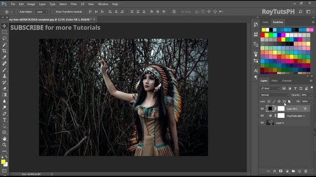 Dramatic Color Grading using Adobe Photoshop CC 2017 смотреть онлайн