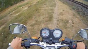 Катаем на мопеде hors 057 по бездарожю