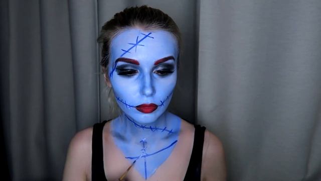 КОСПЛЕЙ САЛЛИ КОШМАР ПЕРЕД РОЖДЕСТВОМ | NIGHTMARE BEFORE CHRISTMAS SALLY MAKEUP TUTOTIAL смотреть онлайн