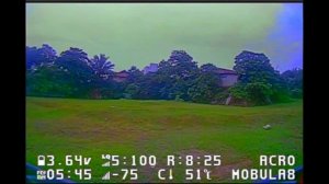 Happymodel Mobula8 ELRS 2s analog Maiden Flight | Mobula 8 elrs 1-2s