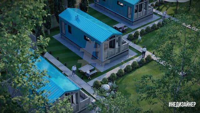 Самый маленький модульный каркасный дом в стиле "Барнхаус". 22 кв.м. Быстровозводимый каркасный дом смотреть онлайн