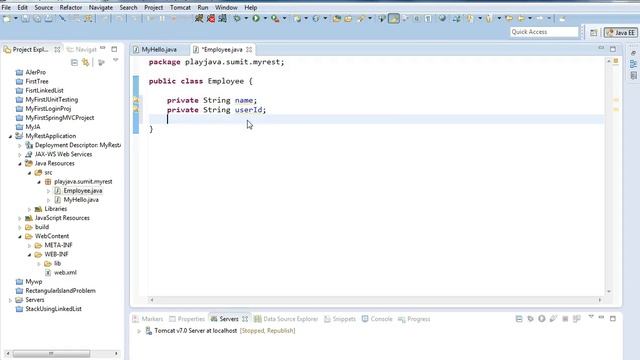 Restful Web Service Tutorial #3 :  Dealing with XML and JSON