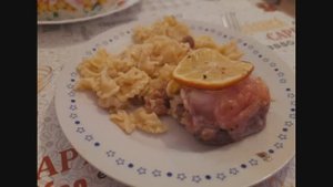 Курица в лимонном соусе