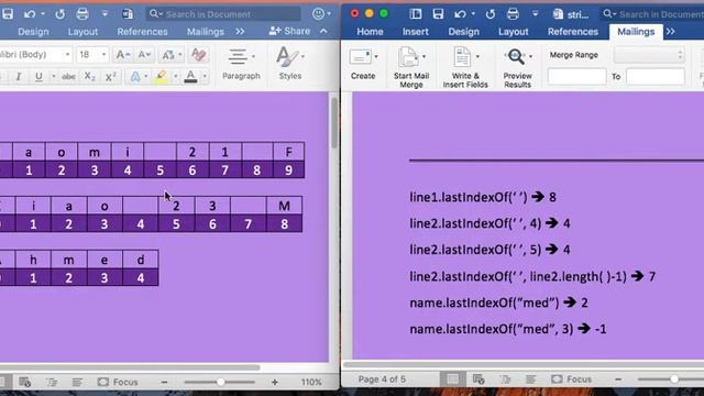 Java String class methods