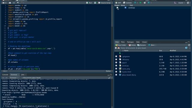 github pull push commit in Rstudio - urdu Hindi смотреть онлайн