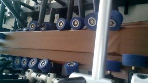 Линия укутывания PUR в работе