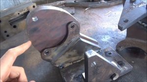 ЗИЛ-131, 130ДИЗЕЛЬ.  КРЕПЛЕНИЕ ВОЗДУШНОГО КОМПРЕССОРА НА ДВИГАТЕЛЬ СМД