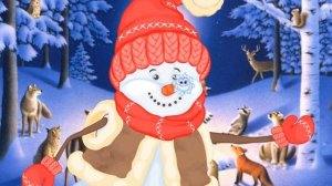 Snowflake Снежинка Песенка с анимацией для детей на английском языке