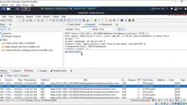 62 WebGoat HTTP Basic with OWASP ZAP Tool смотреть онлайн