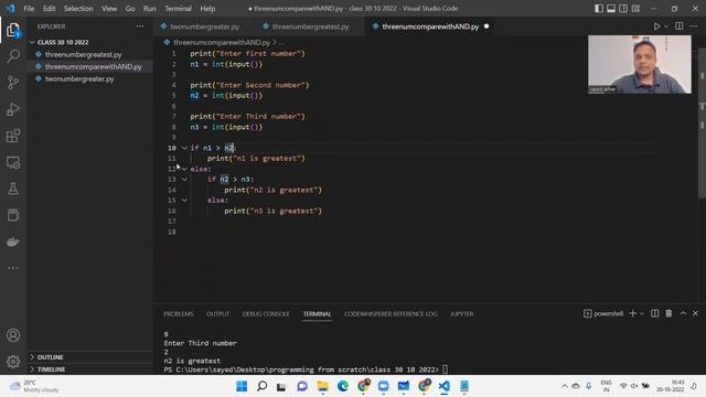 8 Multiple conditions | if elif | chain if | Python