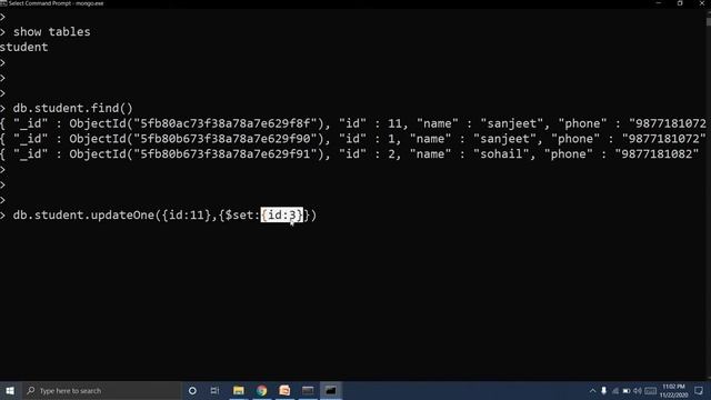 #7 MongoDB Update Documents