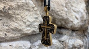 Бронзовый православный крест Большой Русский крест Современный крест без распятия Крест с молитвой
