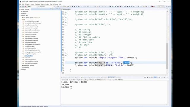 Formatting with printf() in Java || How to use Printf method in Java смотреть онлайн