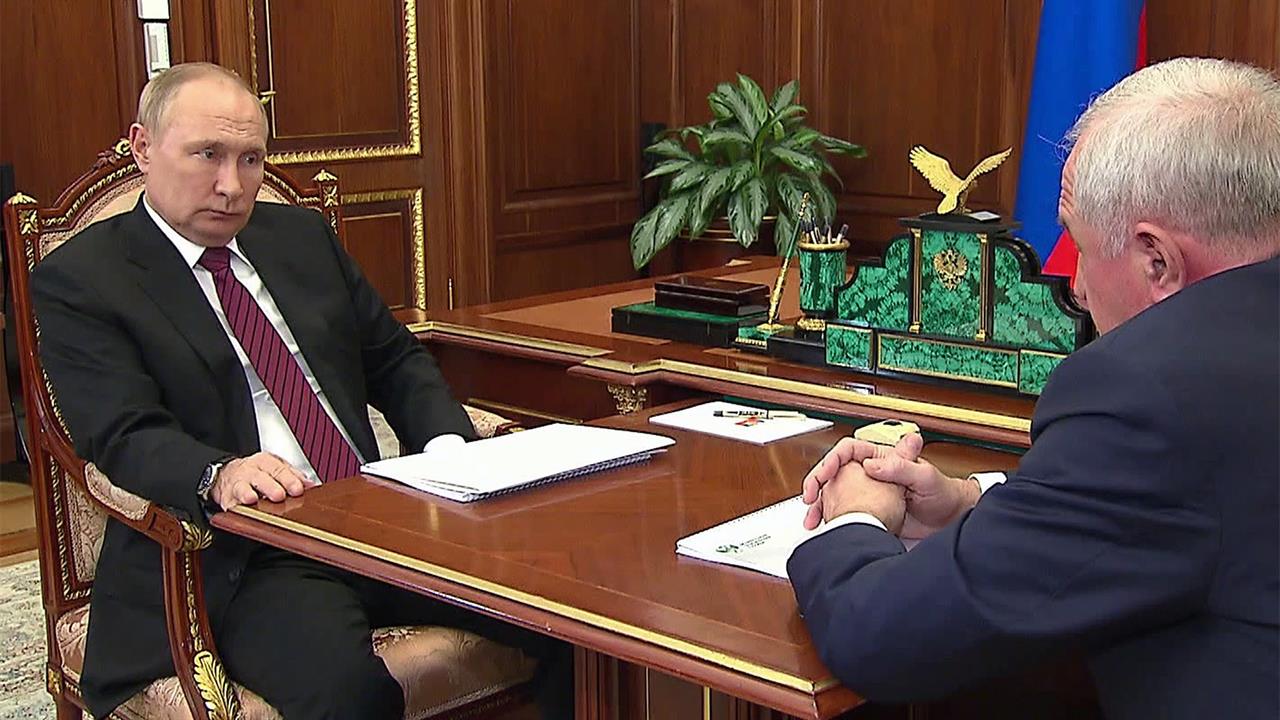 Владимир Путин встретился с главой Федеральной таможенной службы Владимиром Булавиным