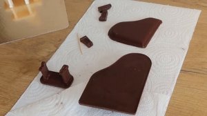 Рояль из шоколада/ Декор для торта/ Шоколадные изделия/ Часть 2