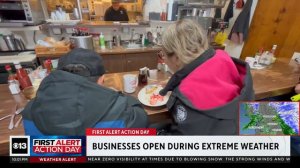 Some Truckee businesses remained open during extreme weather