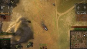 WorldOfTanks СУ-14 карта степи где стоять на арте.avi