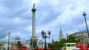 Trafalgar Square, London.