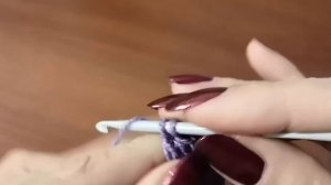 Комплект шарф и чалма-шапочка крючком.  1часть-шарфик.