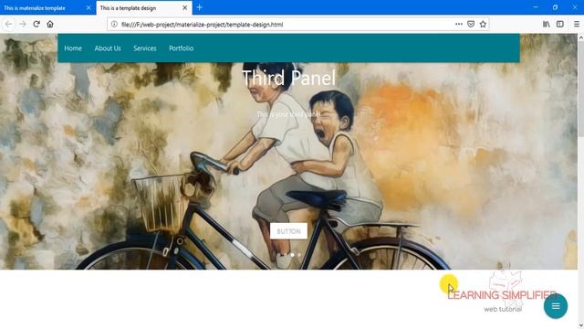 How to make a Full-width slider with Indicators in Materialize CSS
