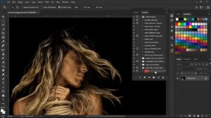 photoshop editing tutorials Dry Gold Body Paint Photoshop Action free Saad bbc Studio