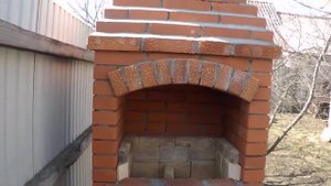 мангал из кирпича своими руками просто