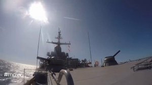 Боевые стрельбы по воздушным целям кораблей Балтийского флота