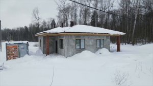 ОБЗОР ОДНОЭТАЖНОГО ДОМА 85 м2 | ТЕПЛОБЕТОН| отзыв клиента о строительстве