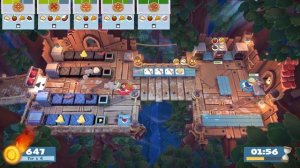 Overcooked 2: Campfire Cook Off, Level 3-2, 2 Players, 4 Stars (1467)