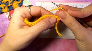 Виды столбиков с накидом и способы их вязания.