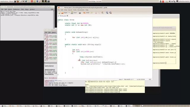 How to time Java programs with quadratic time complexity and plot the curve смотреть онлайн