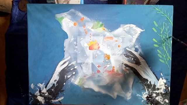 Abstract Painting / The glass maze part 3 / Mineral / Абстрактное рисование акрилом смотреть онлайн