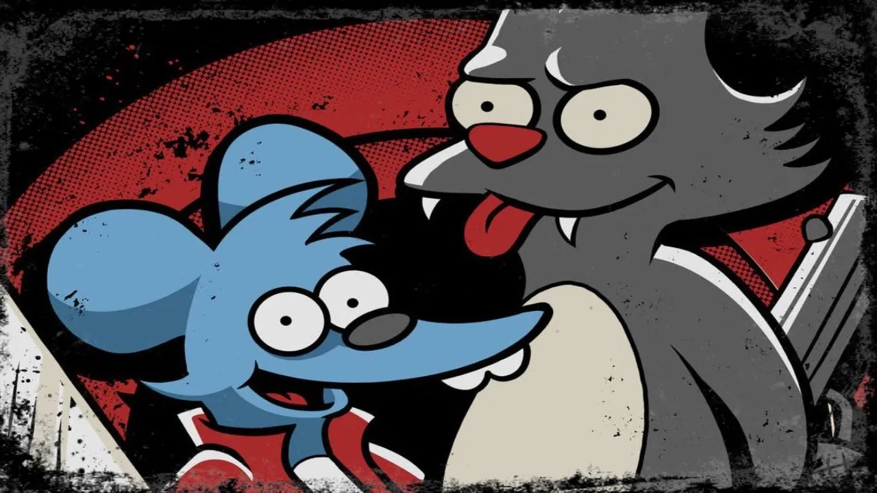 МИНИ СЮЖЕТ ПРО ЩЕКОТКУ И ЦАРАПКУ В Simpsons Hit & Run 🐭🐱 МОД смотреть онлайн