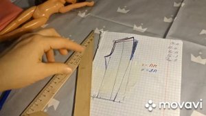 Как сшить брюки для куклы/ выкройка /how to sew pants for a doll