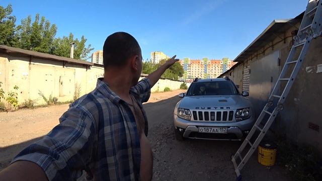 Ревизия гаражной кровли, перед осенью и зимой смотреть онлайн