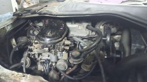 Работа двигателя F8,карбюратор.