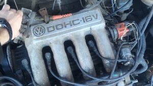 Работа двигателя 9А Passat b3 usa