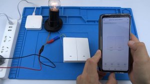 Недорогой умный настенный выключатель zigbee 3.0 Tuya smart Life без нуля в круглый подрозетник EU