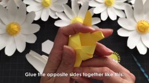 Paper Daisy Flowers | DIY Paper Flowers Tutorial Daisies with Template | Chamomile