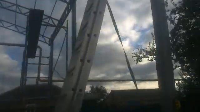 Монтаж арочного навеса из профнастила в двух уровнях