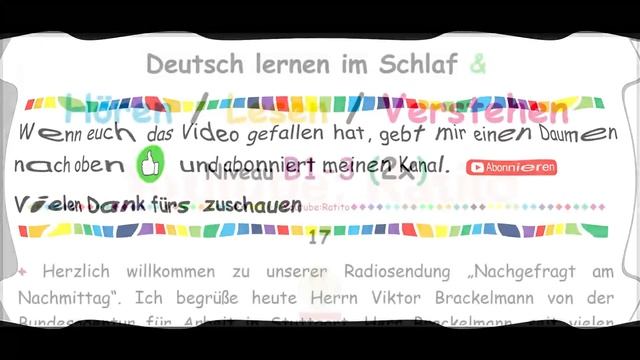 Deutsch lernen im Schlaf & Hören, Lesen und Verstehen-B1-72 - ?????????????????????????????????? смотреть онлайн