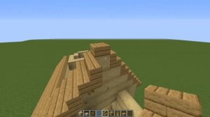 Деревянная православная церковь  Minecraft