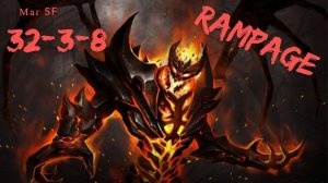 Магический Shadow Fiend. Его не остановить! RAMPAGE / MID SF / Dota 2