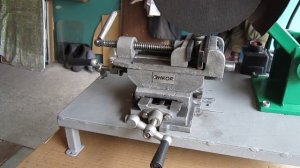 11. Работа отрезного станка с координатными тисками 1