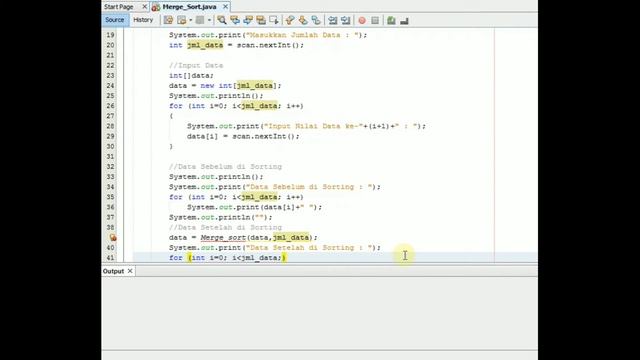 Merge Sort in Java (Sorting) Part 5