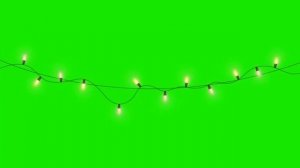 Футаж новогодняя гирлянда