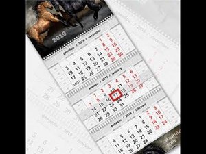 Создание макета квартального календаря