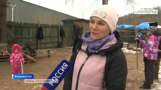 Урок фланкировки - Владивосток, о. Русский, Пороховой погреб № 13, станица Радонежская