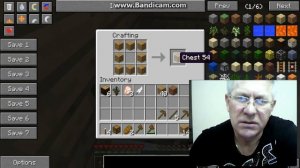 Дед играет в minecraft